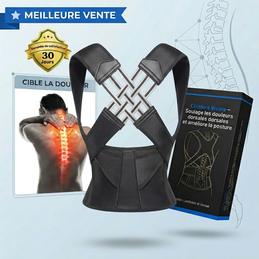 Ceinture Vicora™ – Soulage les douleurs dorsales et améliore la posture