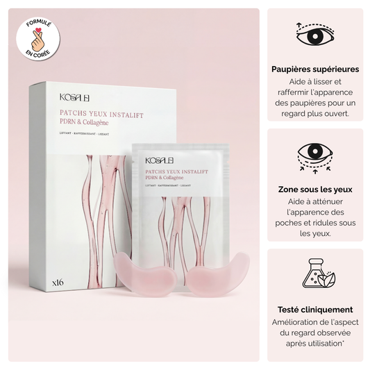 Patchs Yeux InstaLift au PDRN & Collagène